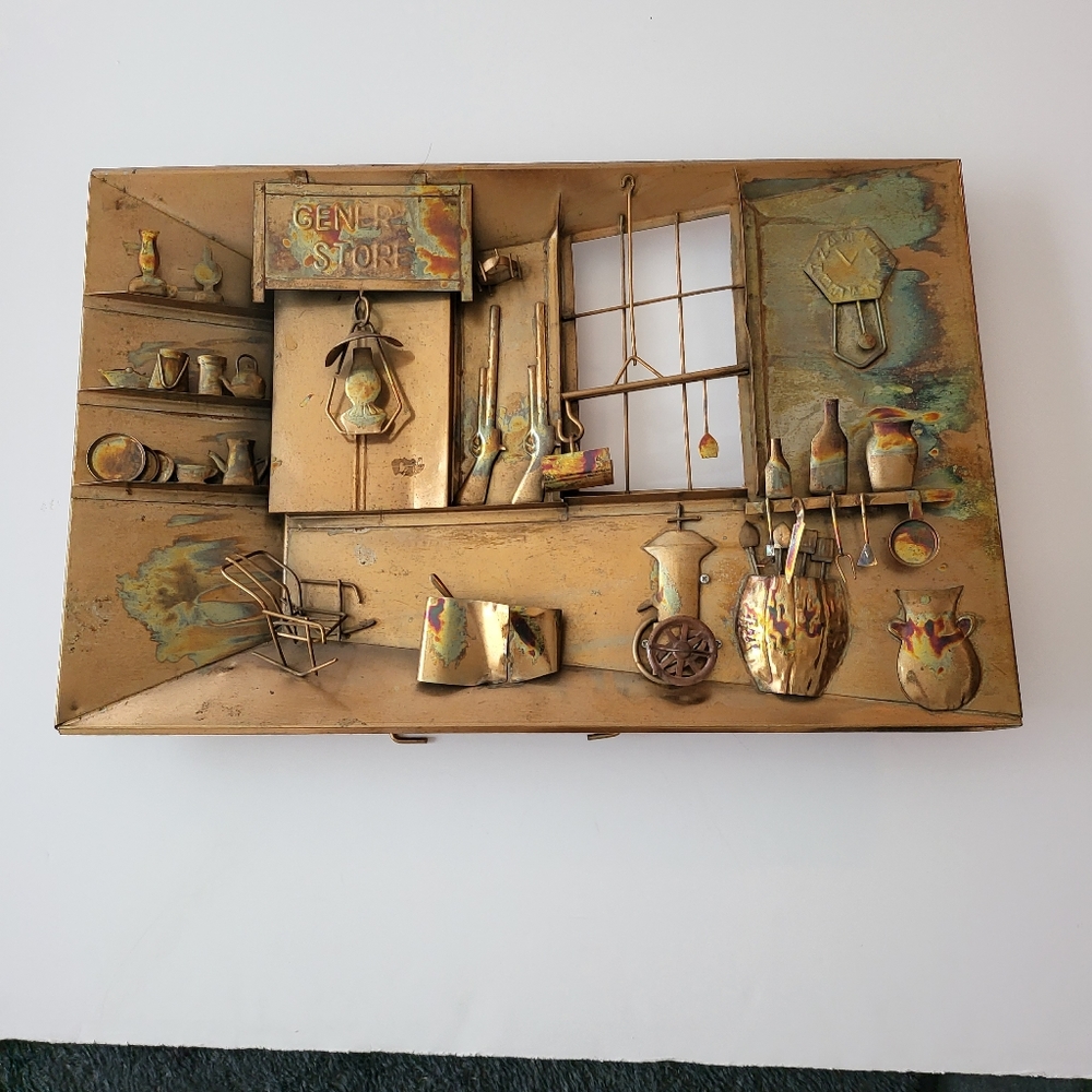 Copper wall decor